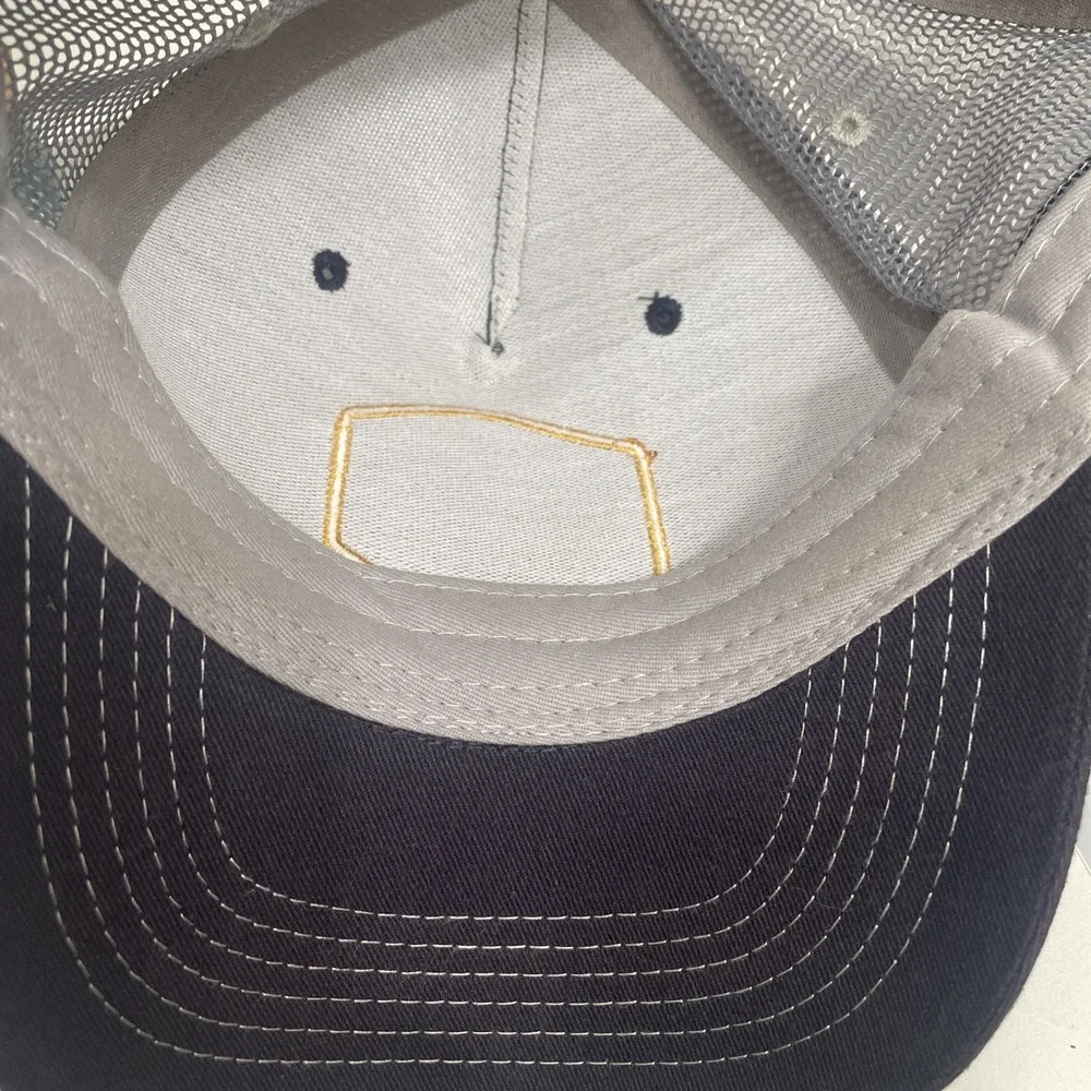 Richmond beer Trail Rva trucker hat with Hook & Loop‎  Dark Blue And Gray